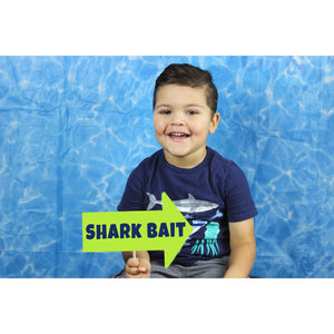 These jaw-some photo props will surely bring fun to your Shark Party Theme. You will receive a PDF file formatted on 8 ½" X 11" with 8 different Shark Photo Props. It also includes "Take a Prop Shark a Pose" Sign. Print as many copies as you desire then paste on dowel sticks.