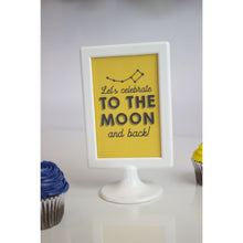 Load image into Gallery viewer, This party package is outta this world !! Use this template to decorate your Space Party. The template can be personalized with your child&#39;s name and age.