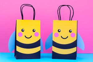 Bumble Bee Favor Bag and Tag