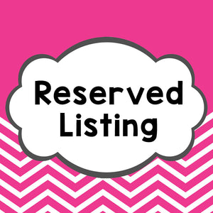 Reserved Listing for Custom T Shirt