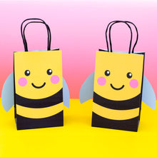 Load image into Gallery viewer, Bumble Bee Favor Bag and Tag