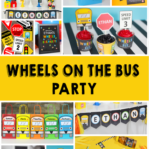 Wheels on the Bus Party Package