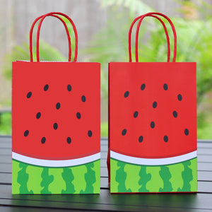 Red Watermelon Favor Bags