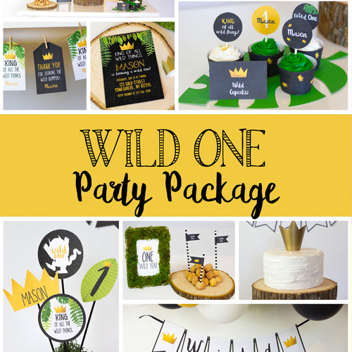 Let the wild rumpus begin!! Decorate your King of the Wild Things party with these templates. Some of the the designs in this package can be personalized with your child's name and/or age.